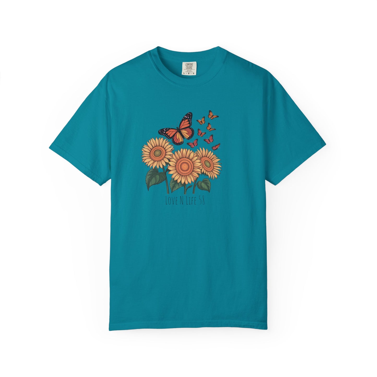 Sunflowers and Butterflies - Comfort Colors