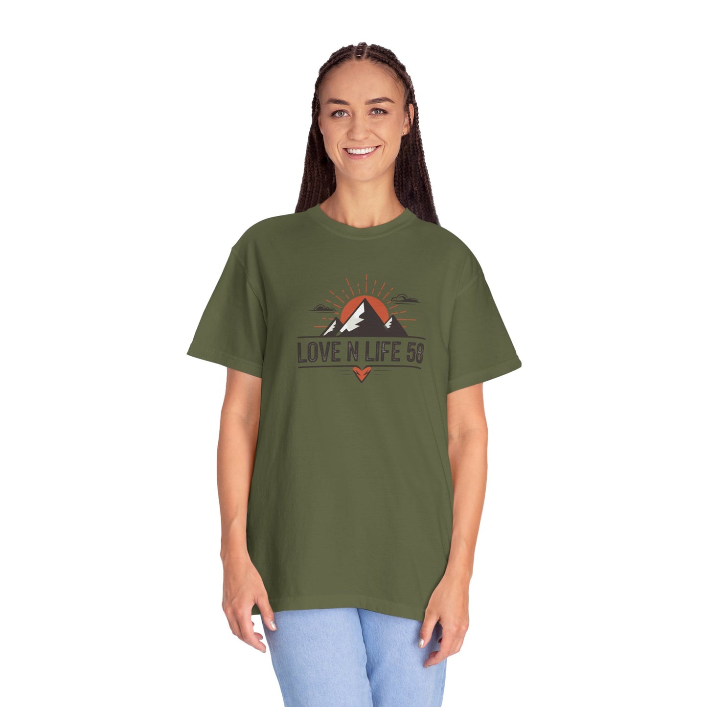Mountain Adventure Love N Life58 Tee - Comfort Colors
