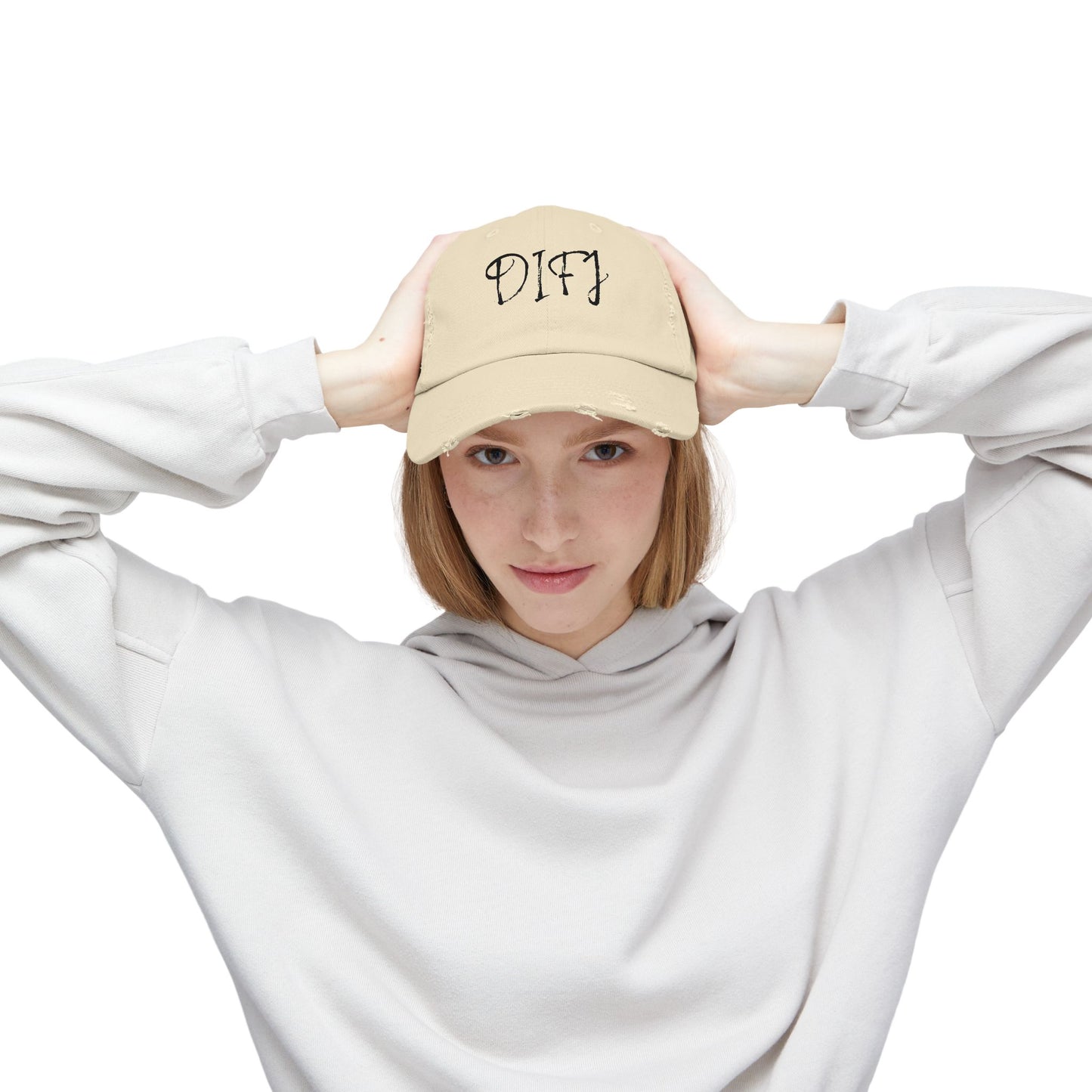 DIFJ - DO IT FOR JESUS - Distressed Unisex Cap