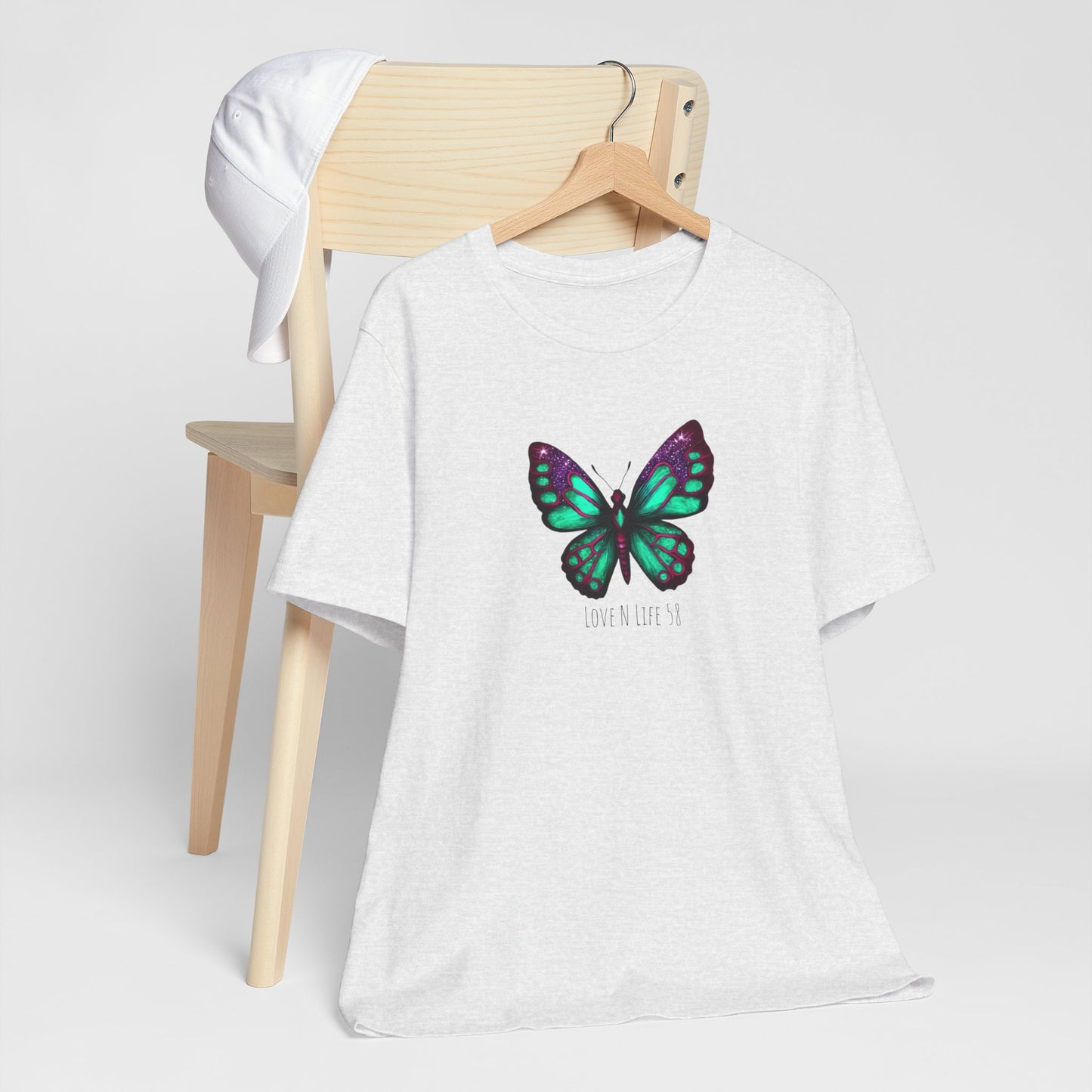 Butterfly Love Tee - Bella Canvas