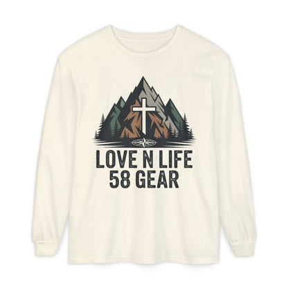 Christian Mountain Long Sleeve Tee — "Love N Life" 58 Gear