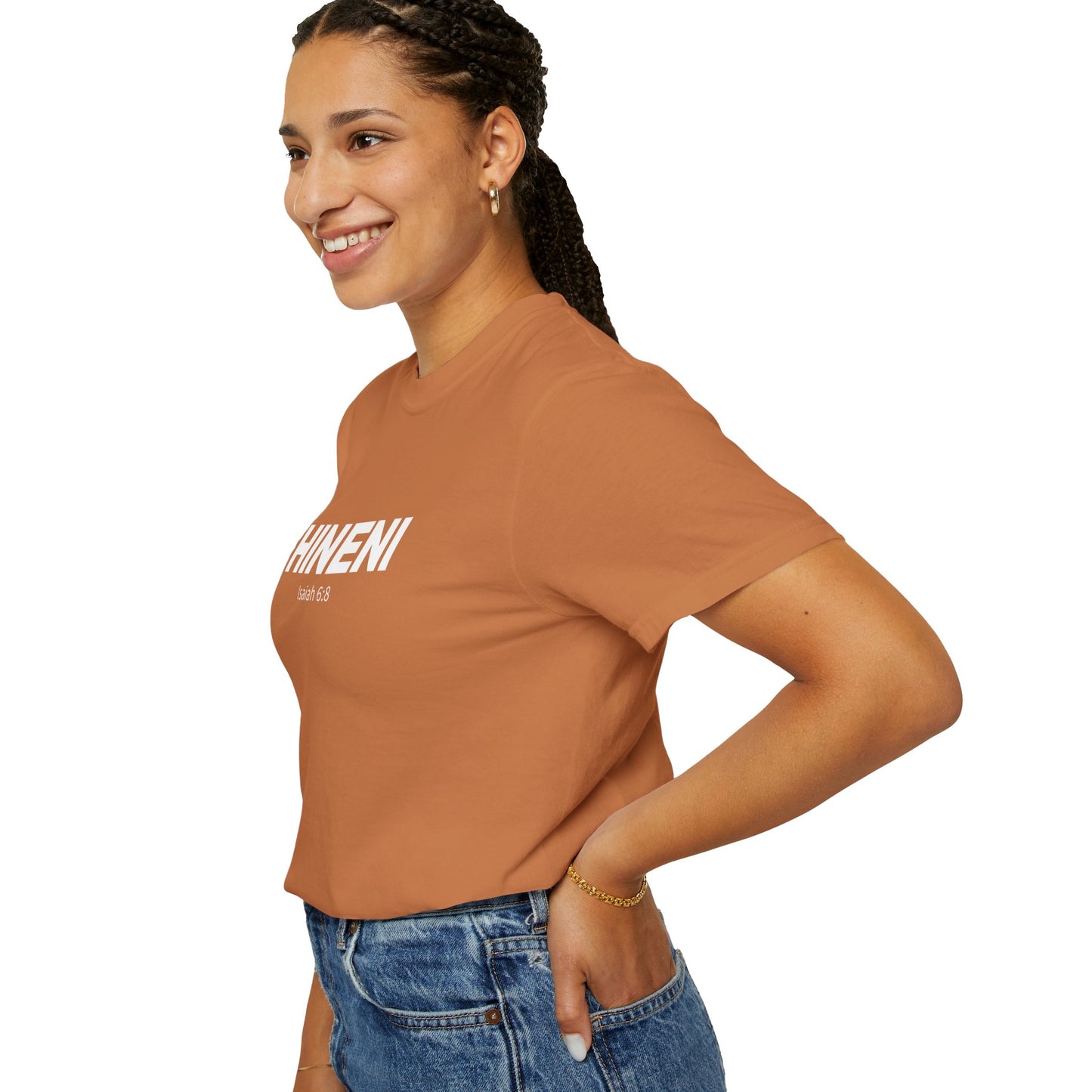 HINENI Isaiah 6:8 Tee - Comfort Colors