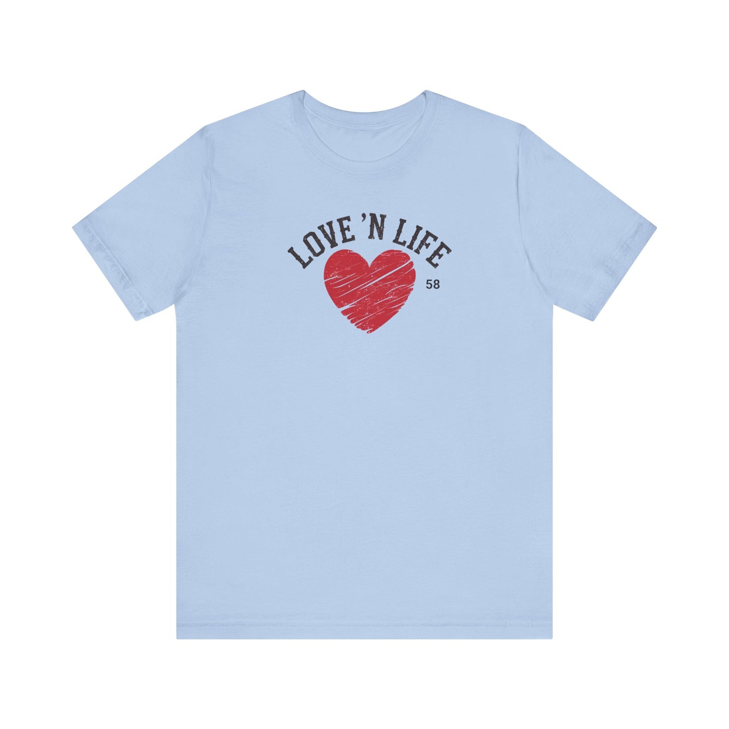 Love 'N Life Distressed Heart Tee