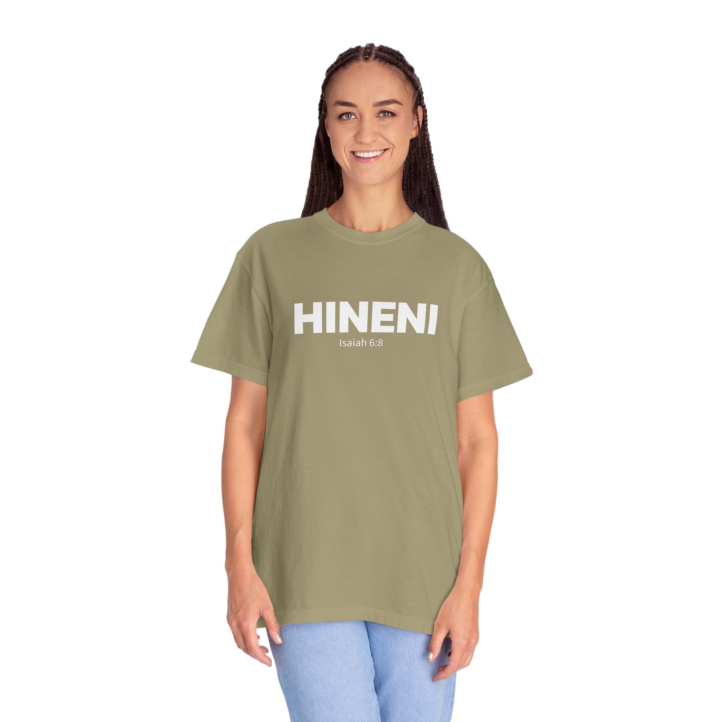 HINENI Isaiah 6:8 Tee - Comfort Colors