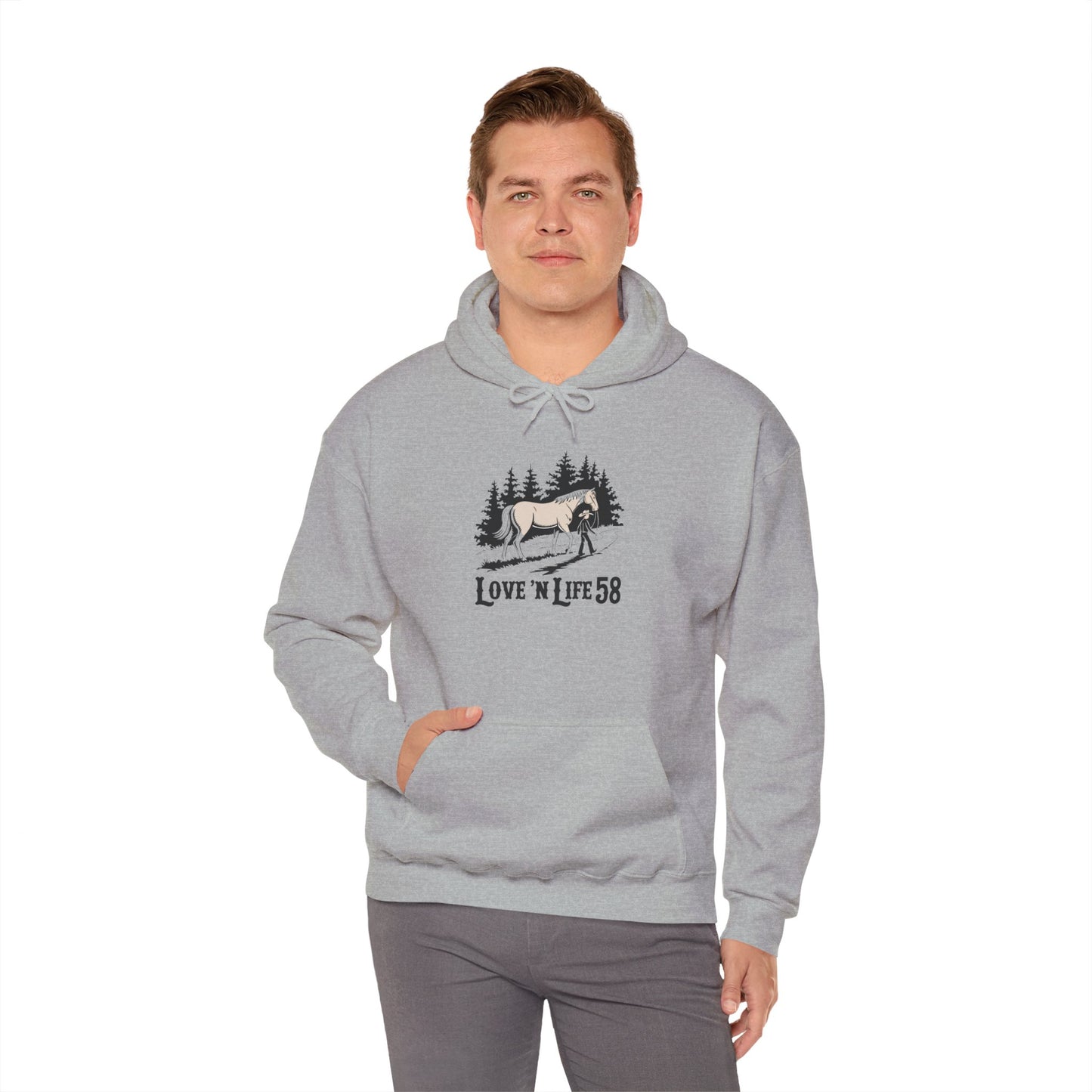 LoveNLife58 Horse and Rider - Hoodie