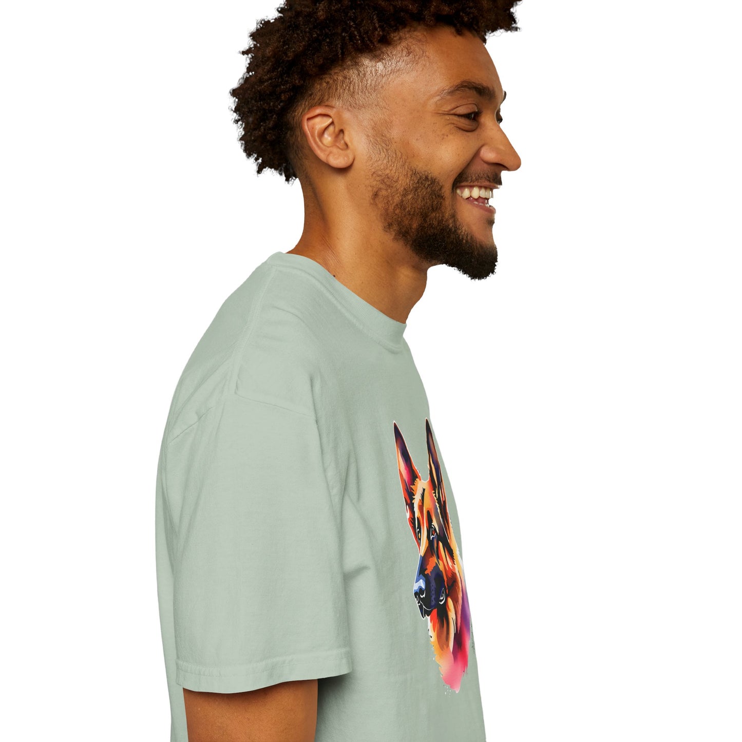 Colorful German Shepherd Tee - Comfort Colors