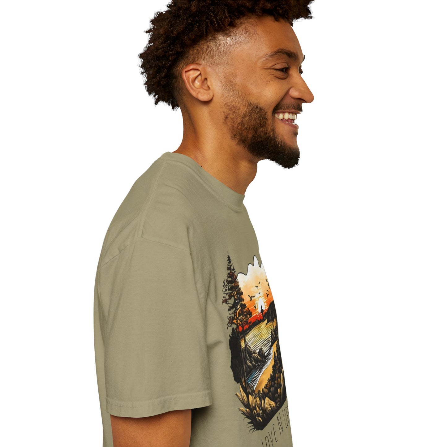 Love N Life Sunset Cross Tee - Color Comforts