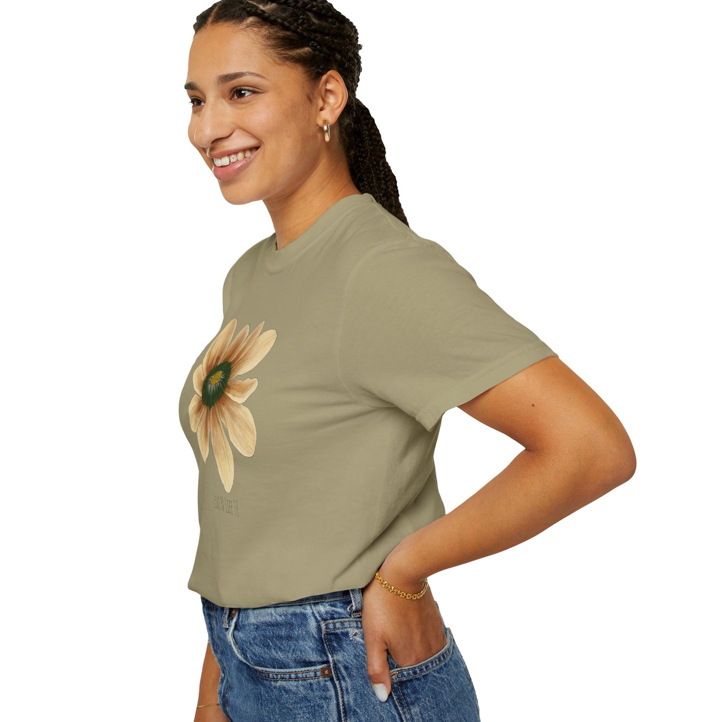 LoveNlife58 Flower Tee - Comfort Colors