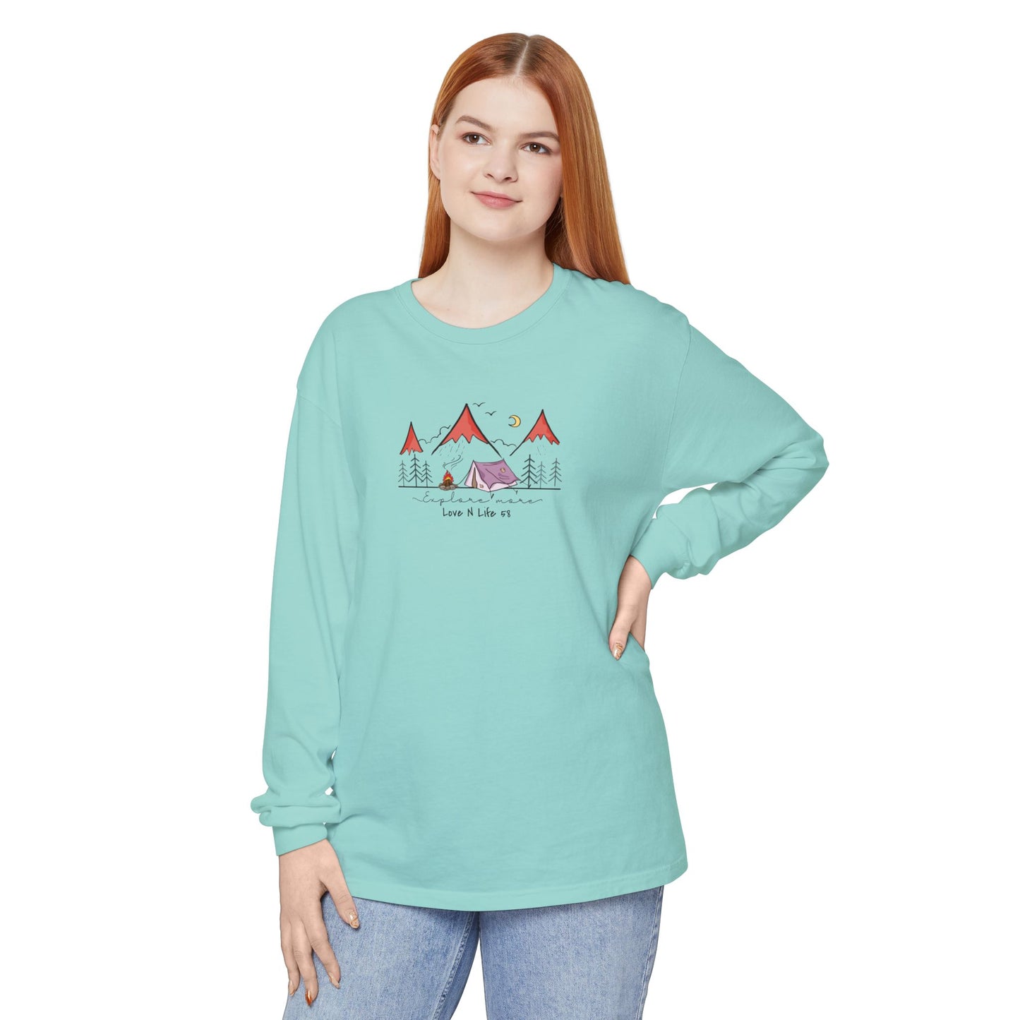 Explore More Tee - Comfort Colors Long Sleeve