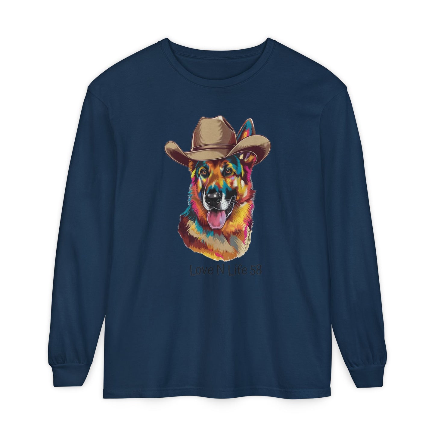 German Shepard Tee- Comfort Colors Long Sleeve