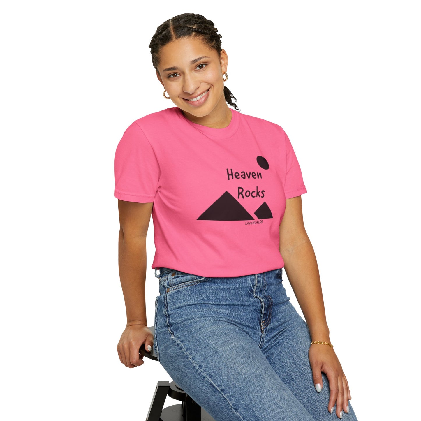 Heaven Rocks Tee- Comfort Colors