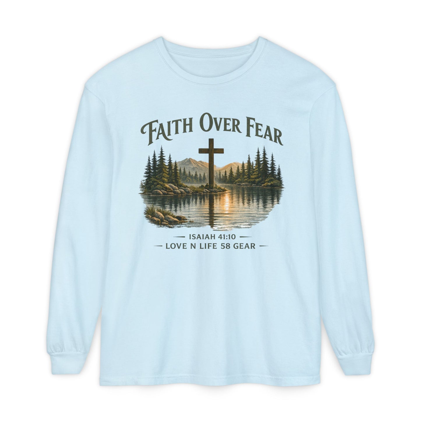 Faith Over Fear Long Sleeve Tee