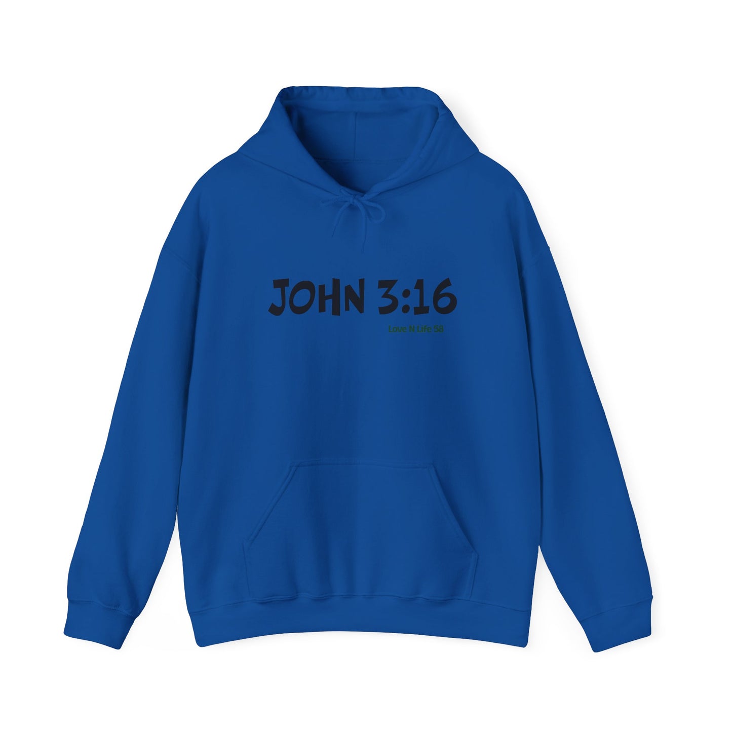 John 3:16  Hoodie Pullover