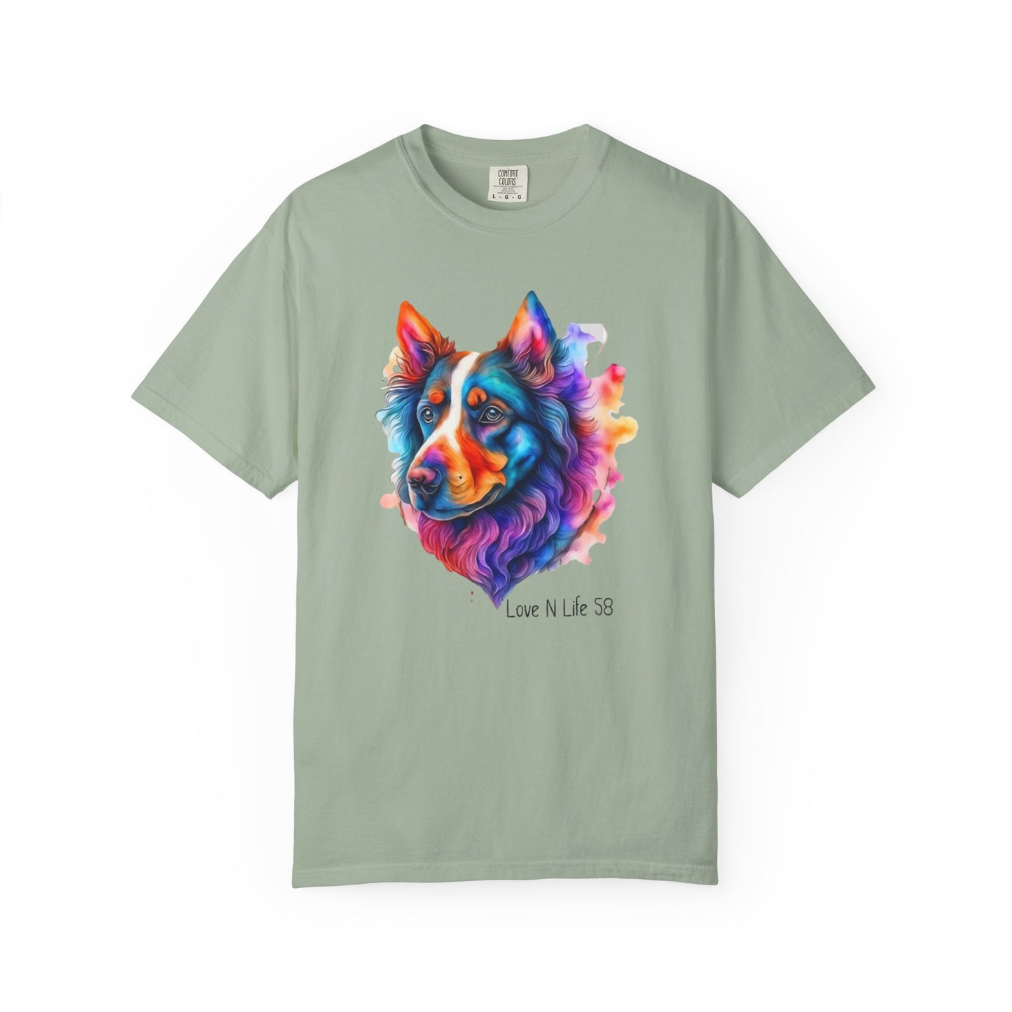 Colorful Dog Tee