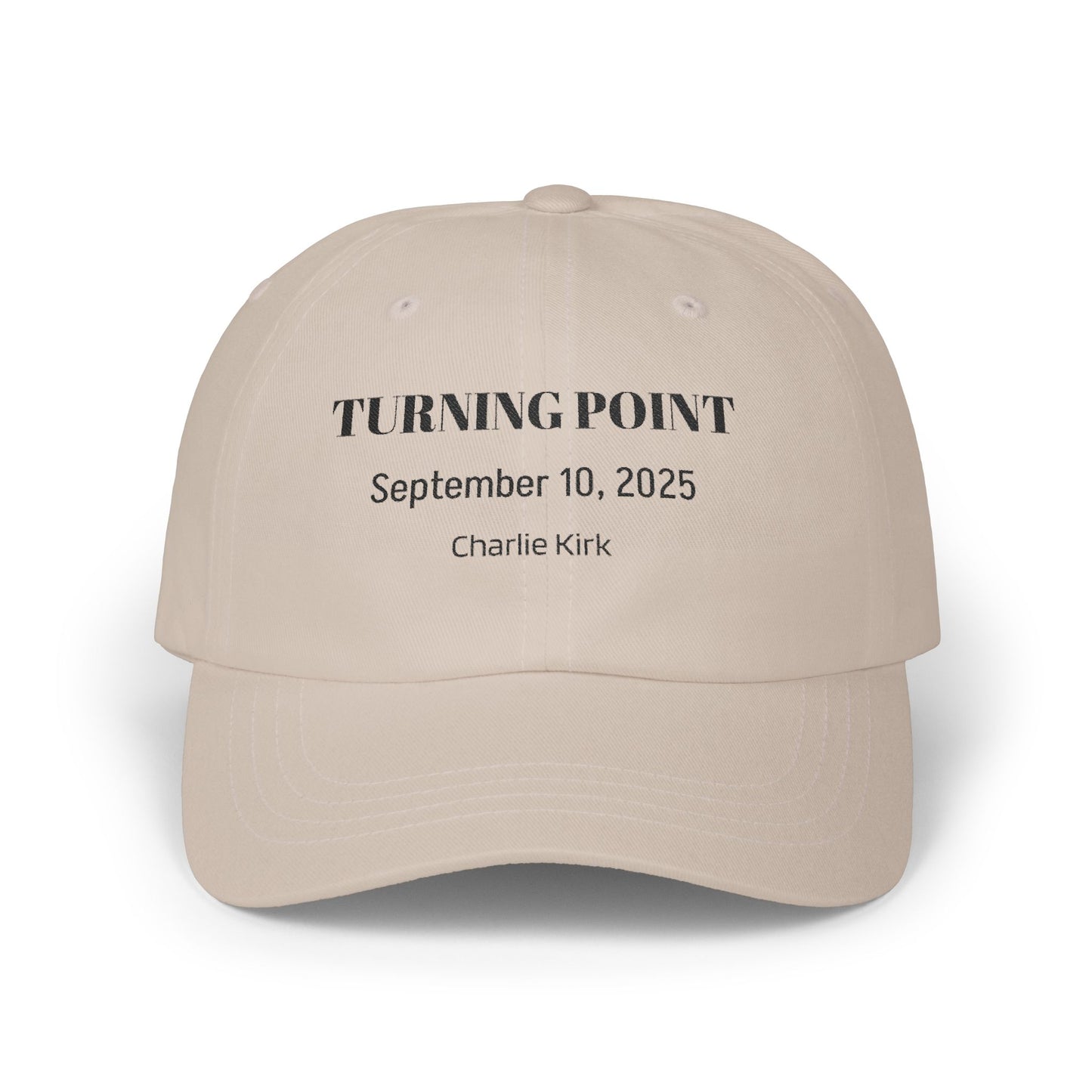 Charlie Kirk Turning Point Dad Cap - Unises