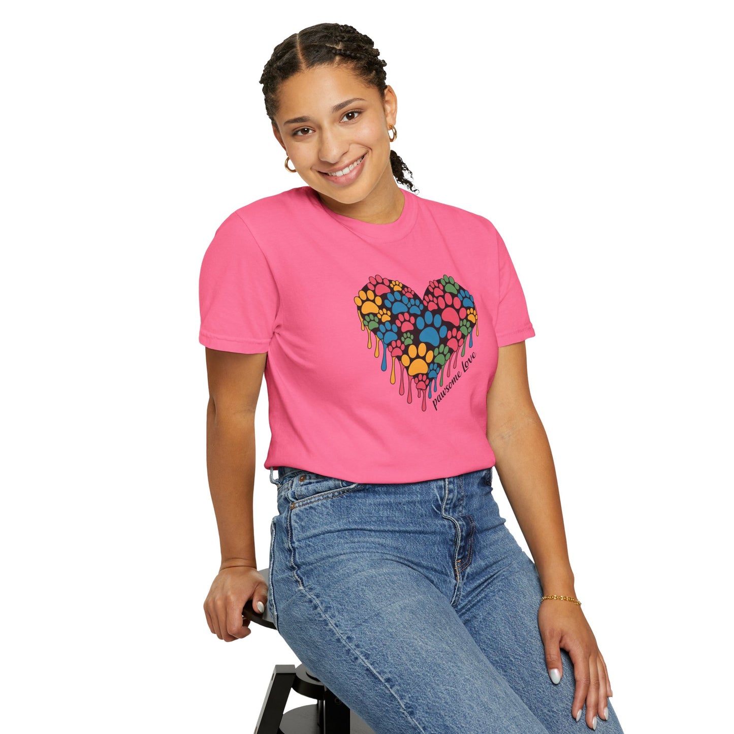 Pawsitive Love Tee - Comfort Colors