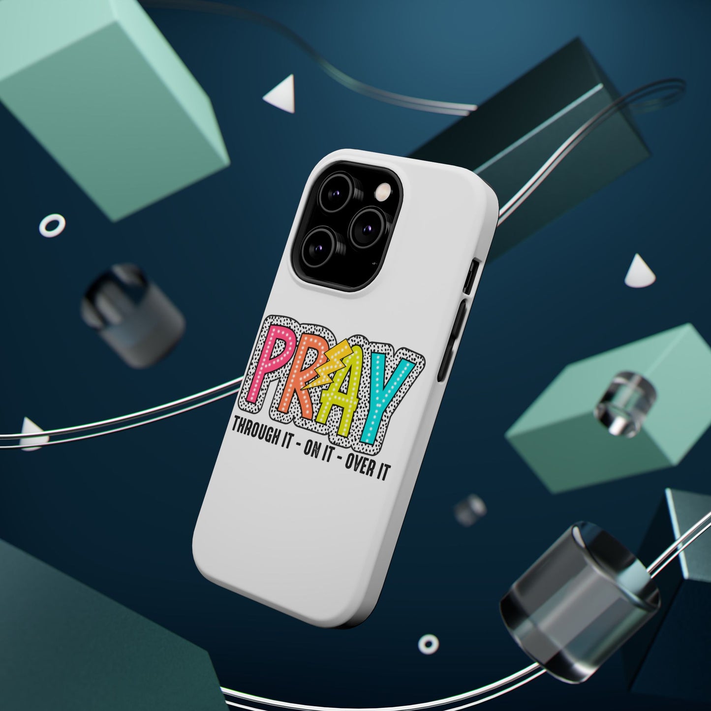 Pray Magnetic Phone Case - Inspirational Tough Case, Prayer Phone Cover