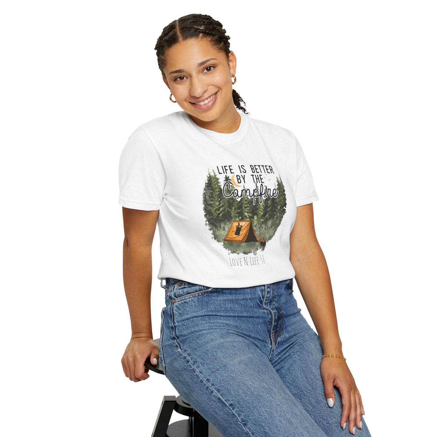 Life is Better by the Campfire Tee - Comfort Colors