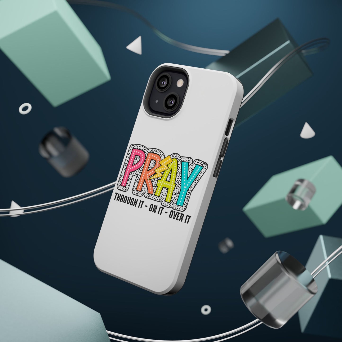 Pray Magnetic Phone Case - Inspirational Tough Case, Prayer Phone Cover