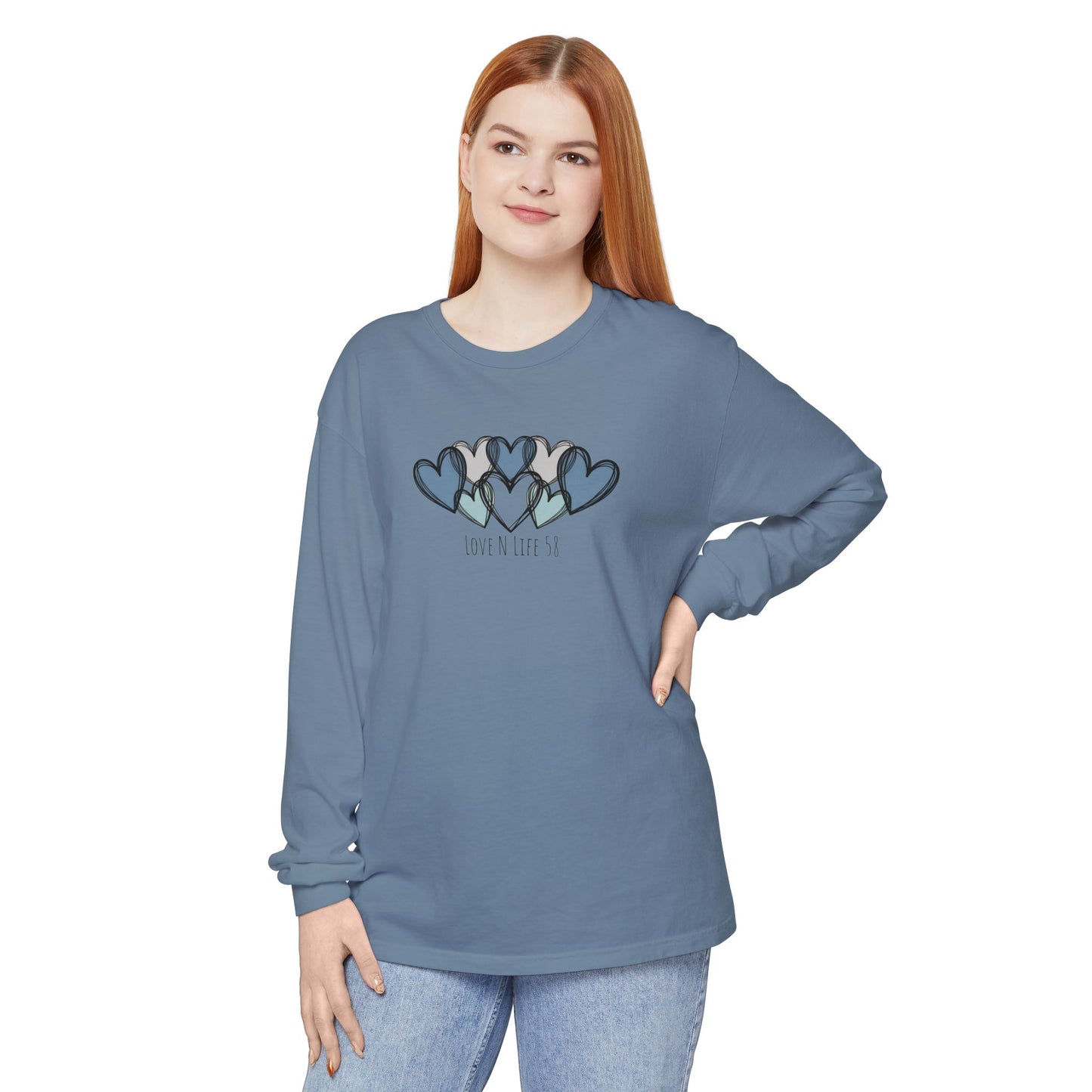 Hearts and Love N Life 58 Long Sleeve
