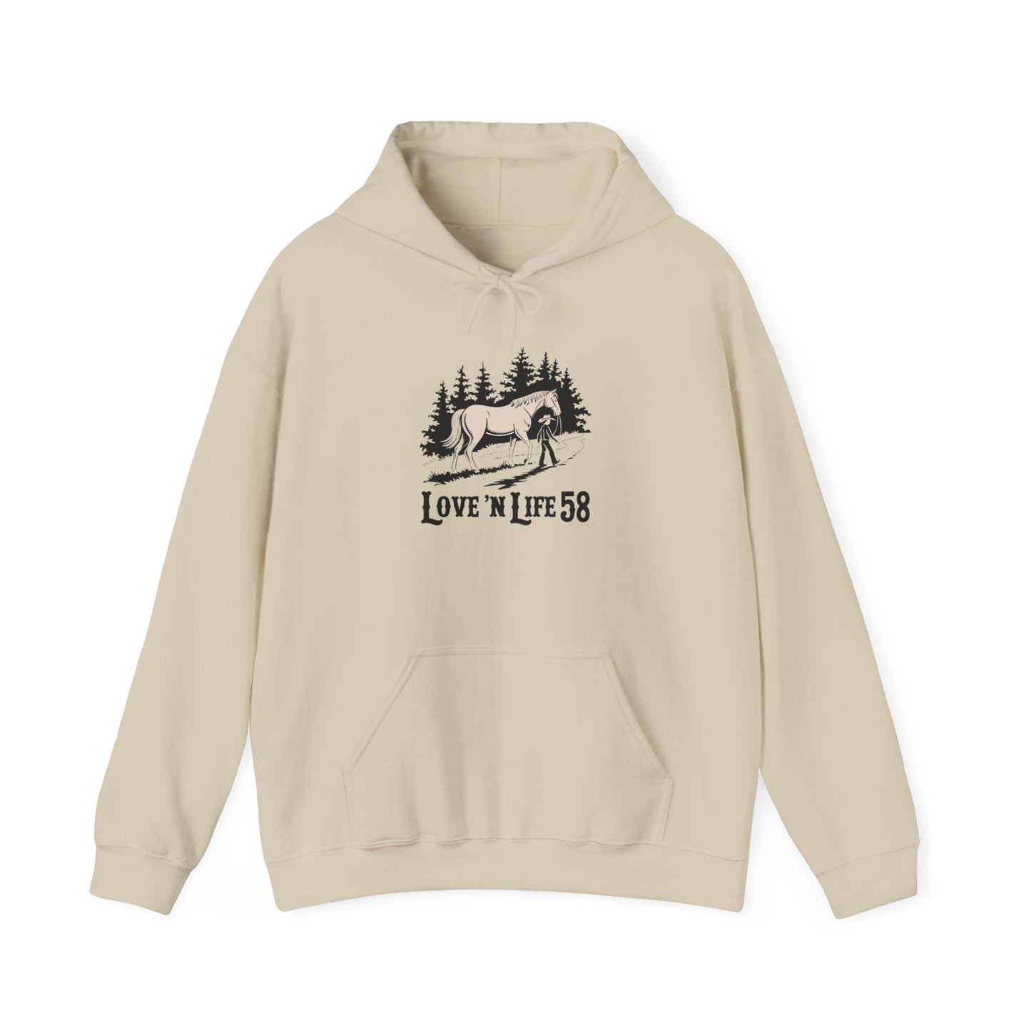 LoveNLife58 Horse and Rider - Hoodie