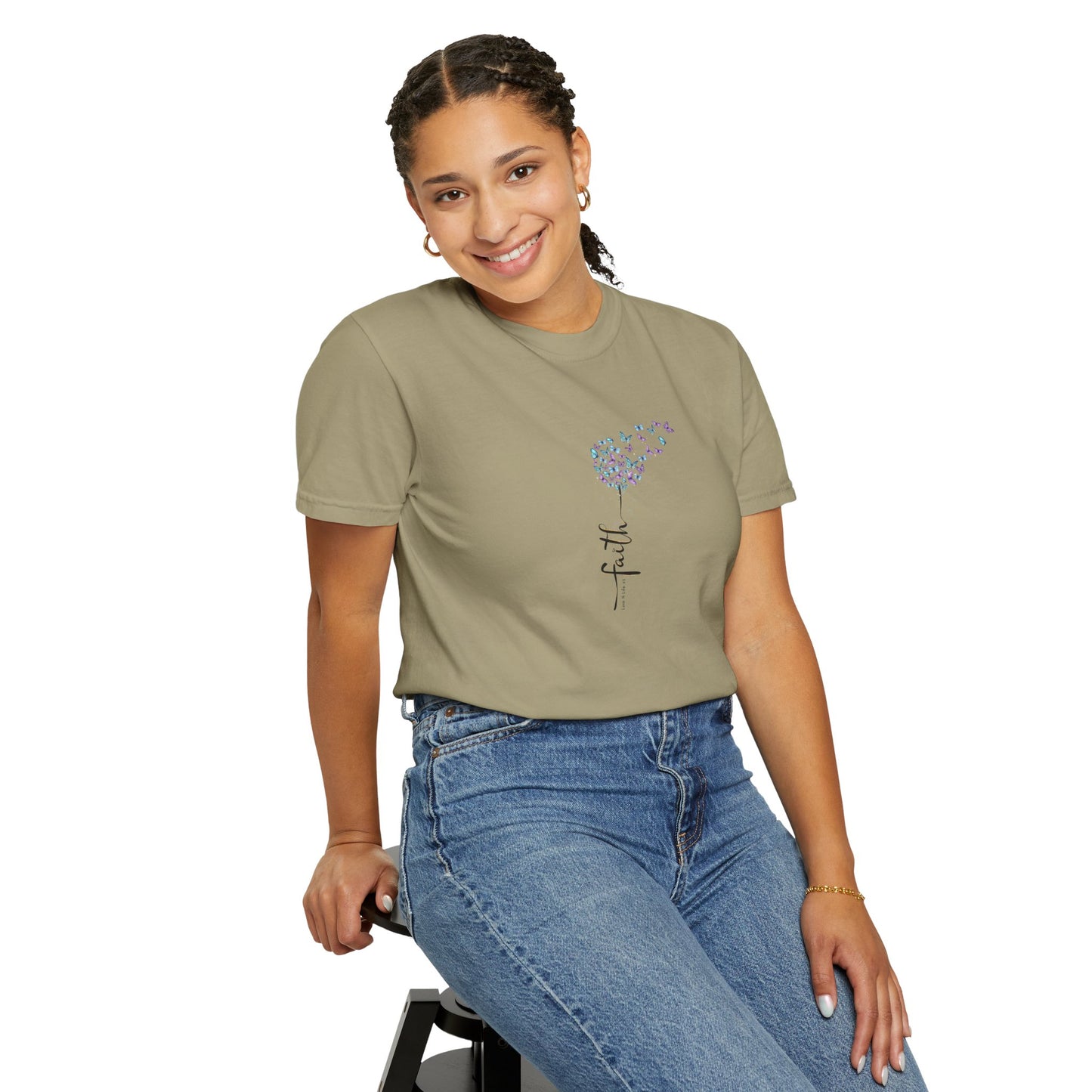 Faith Butterflies - Comfort Colors
