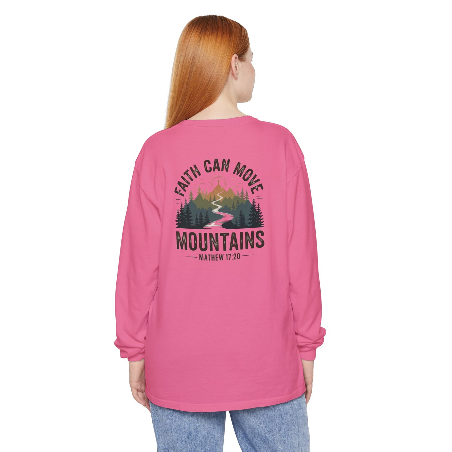 Faith Can Move Mountains Tee - Comfort Colors