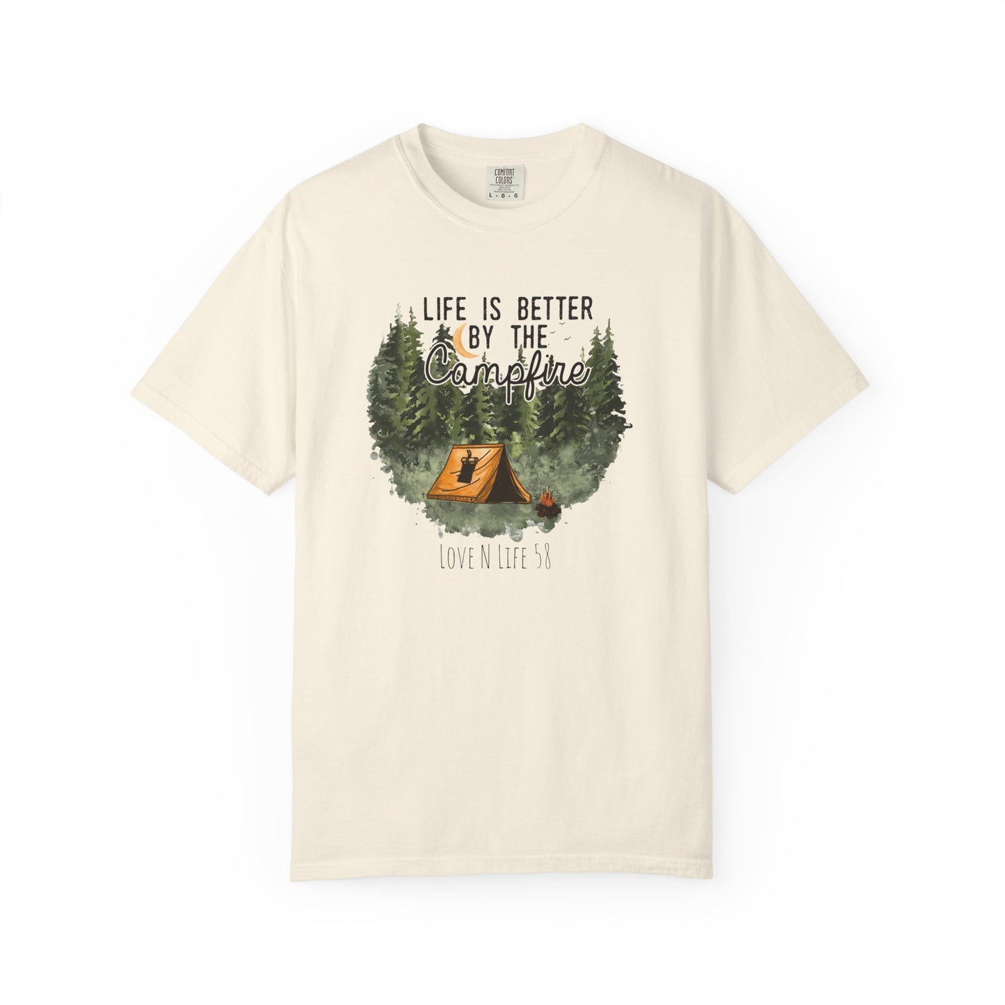 Life is Better by the Campfire Tee - Comfort Colors