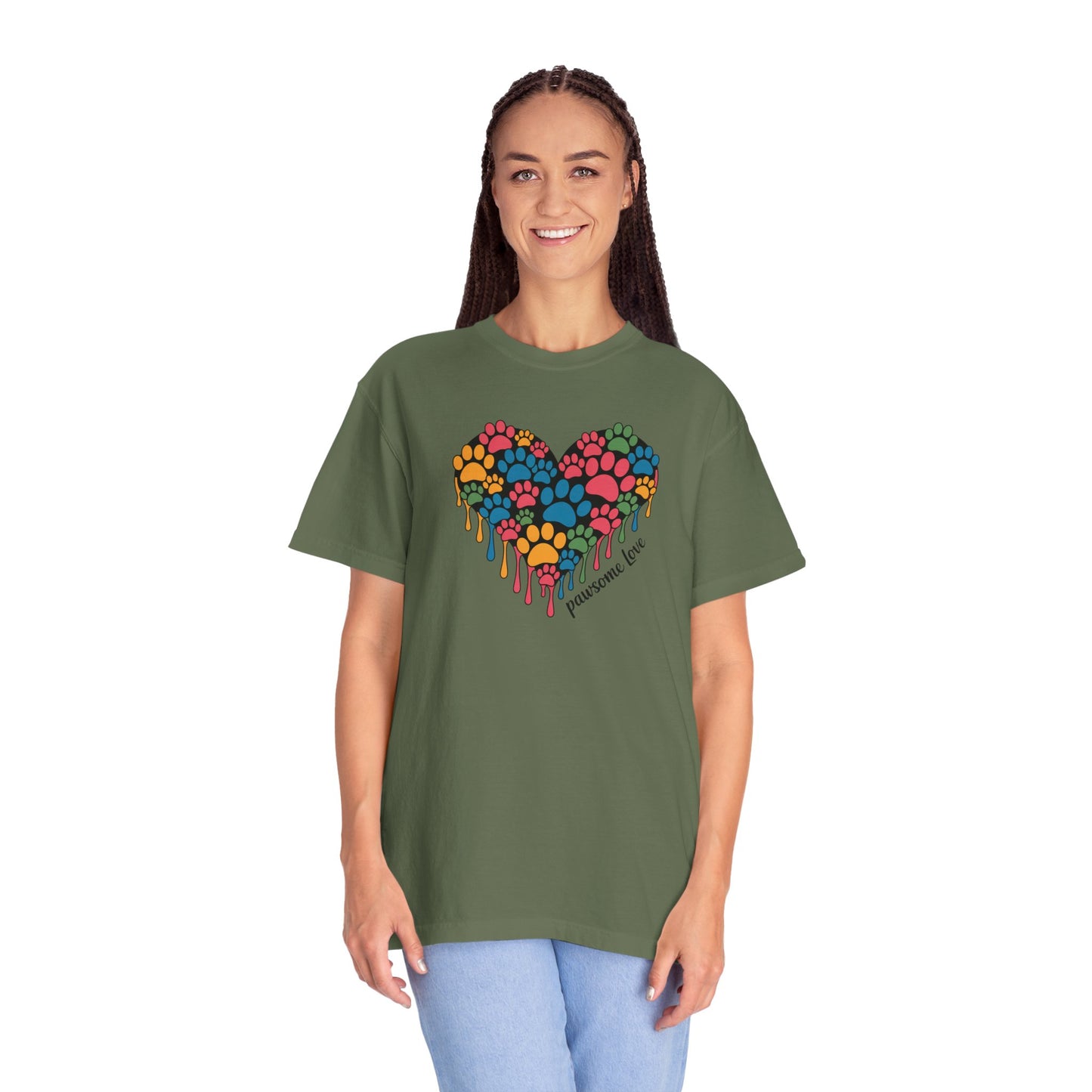 Pawsitive Love Tee - Comfort Colors