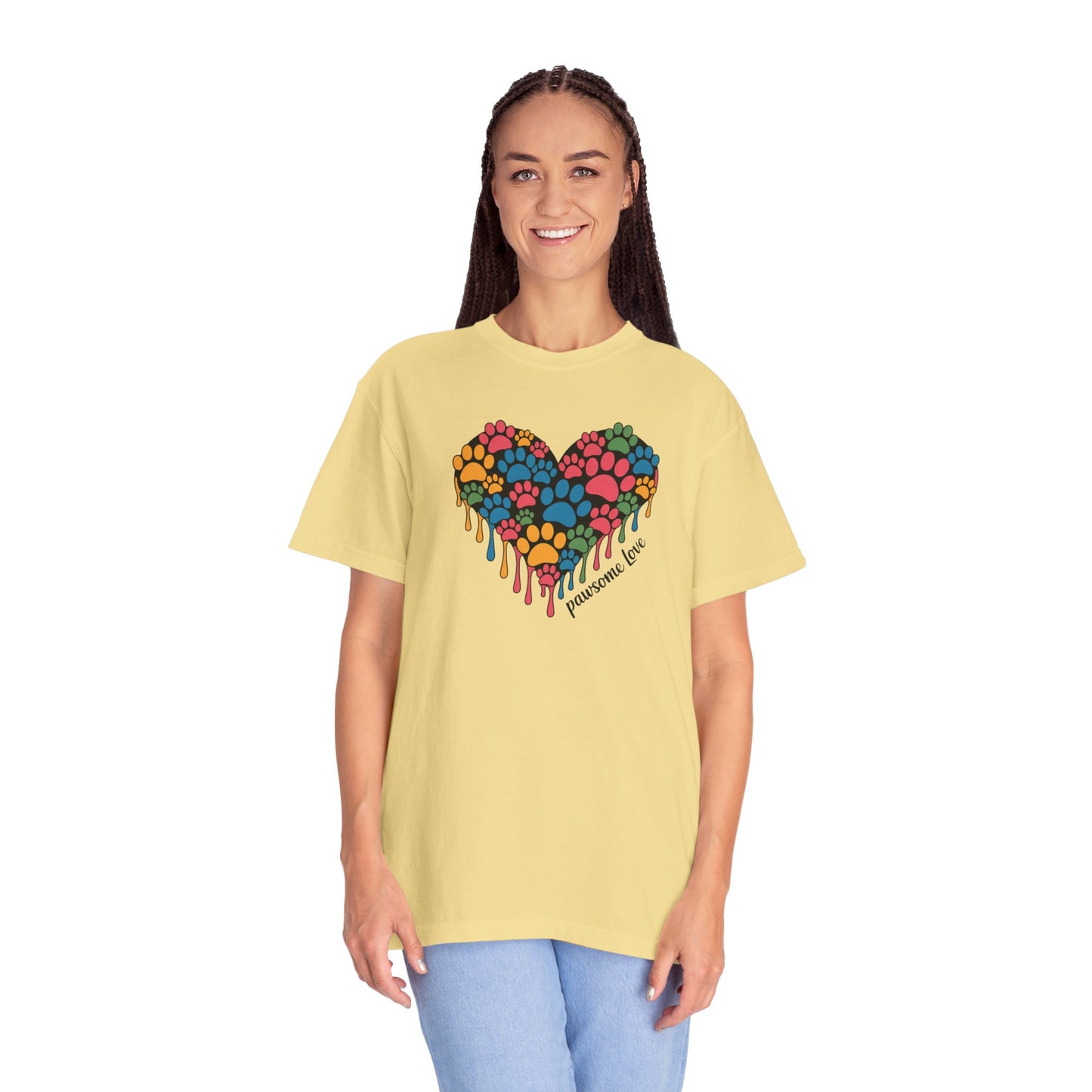Pawsitive Love Tee - Comfort Colors