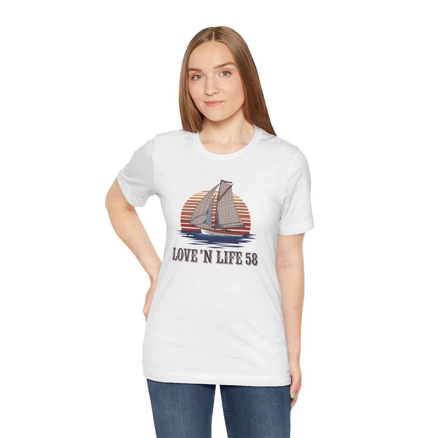 Vintage Sailing - LoveNLife58 Tee - Bella Canvas 3001