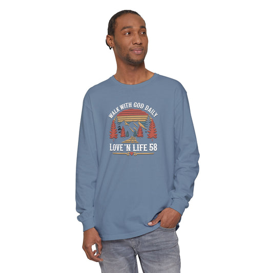 Walk With God Long Sleeve - Comfort Colors