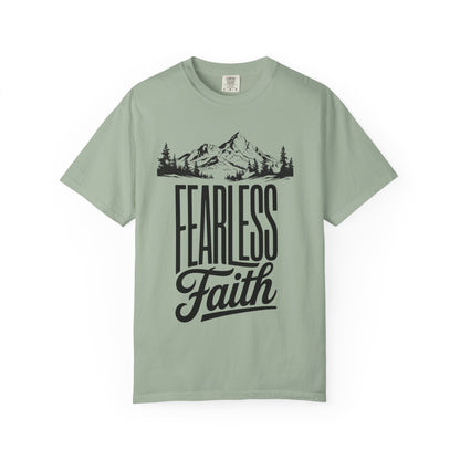 Fearless Faith Mountain Tee — Inspirational Christian Tee