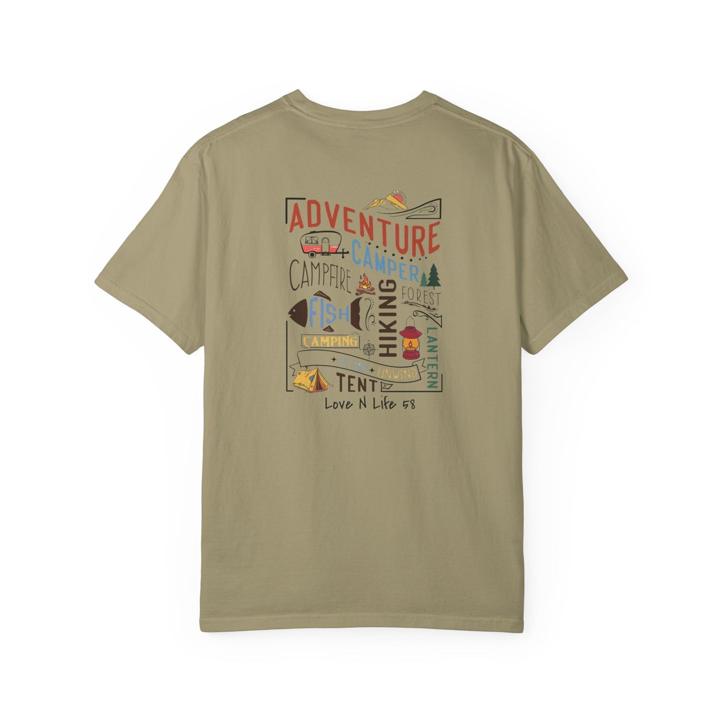 Adventure Awaits Love N Life 58 Gear -Comfort Colors