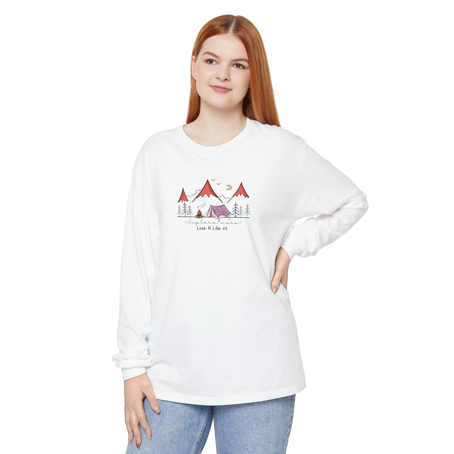 Explore More Tee - Comfort Colors Long Sleeve