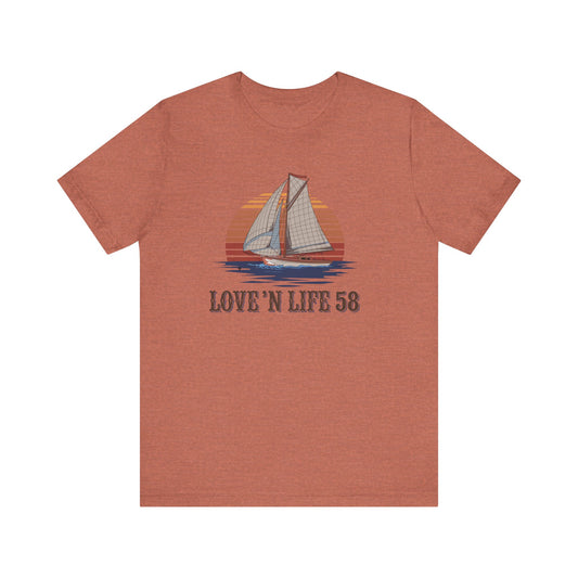 Vintage Sailing - LoveNLife58 Tee - Bella Canvas 3001