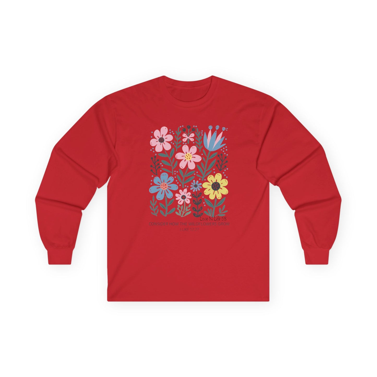 Floral Inspiration Long Sleeve Tee