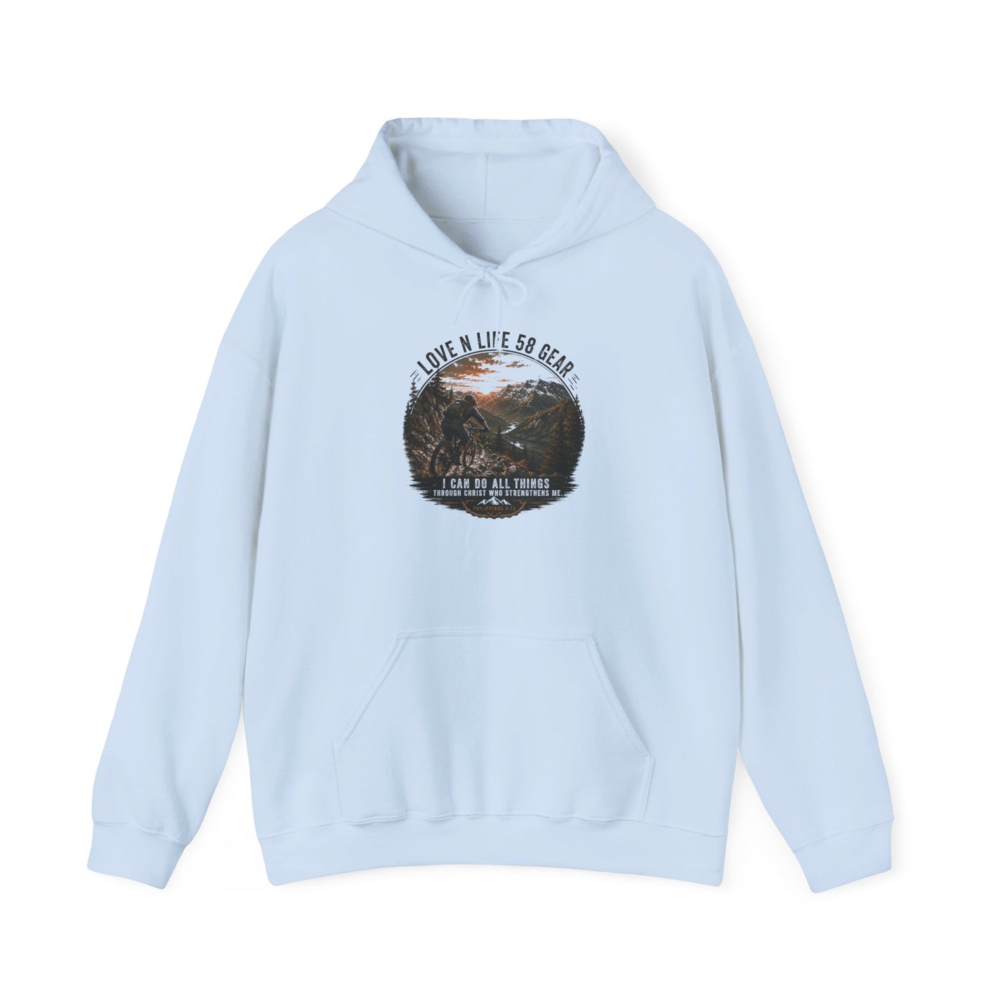 Mountain Biker Hoodie - I Can Do All Things
