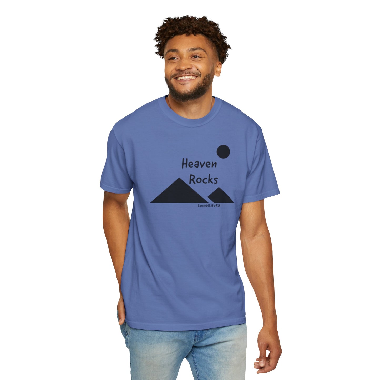 Heaven Rocks Tee- Comfort Colors