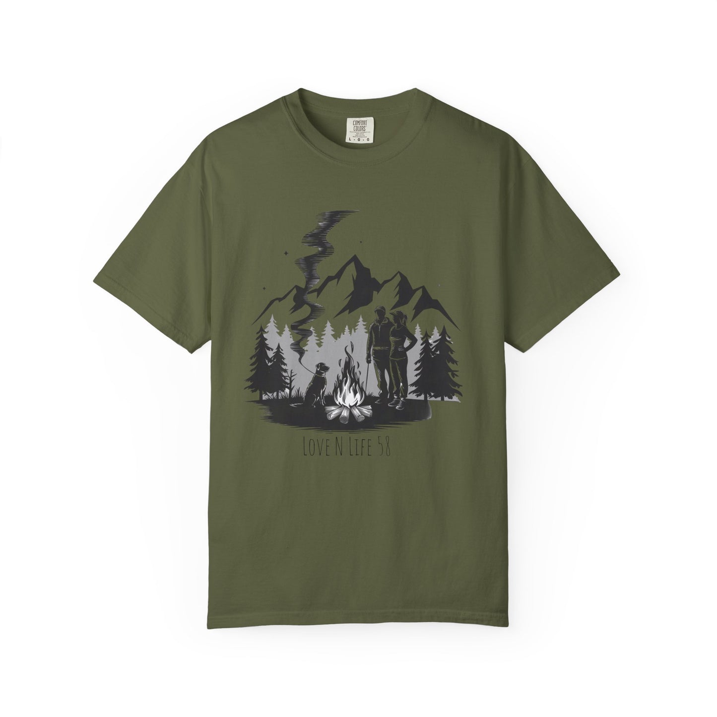 Campfire Dog Tee