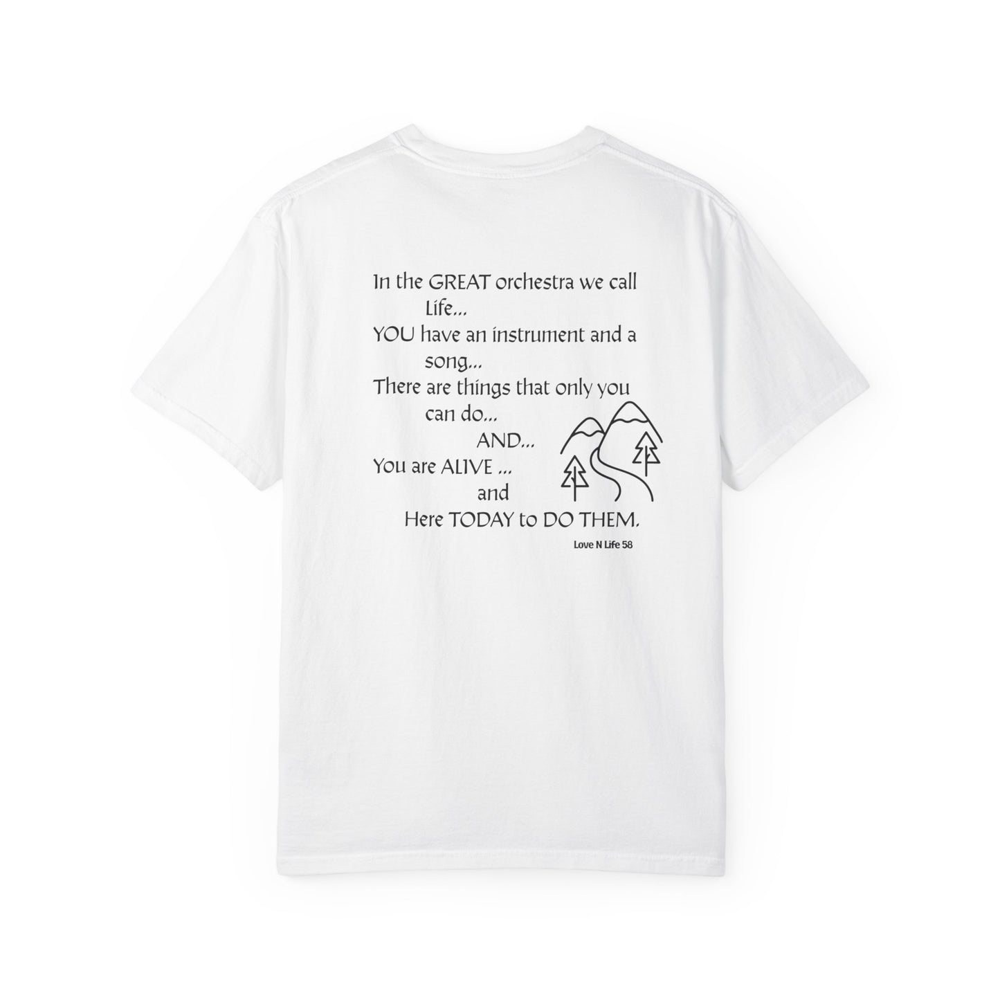 In the Great Orchestra Tee Back Print