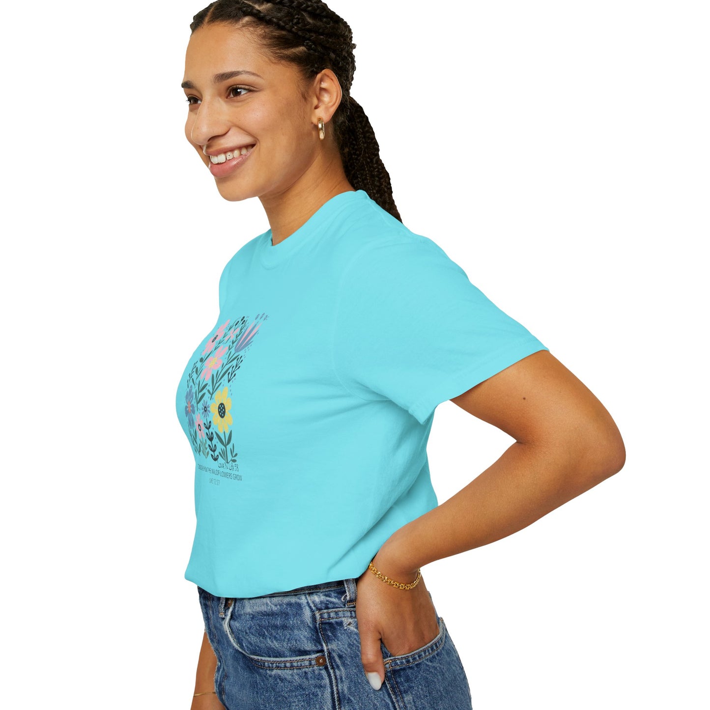 Consider the Wildflowers Tee - Comfort Colors