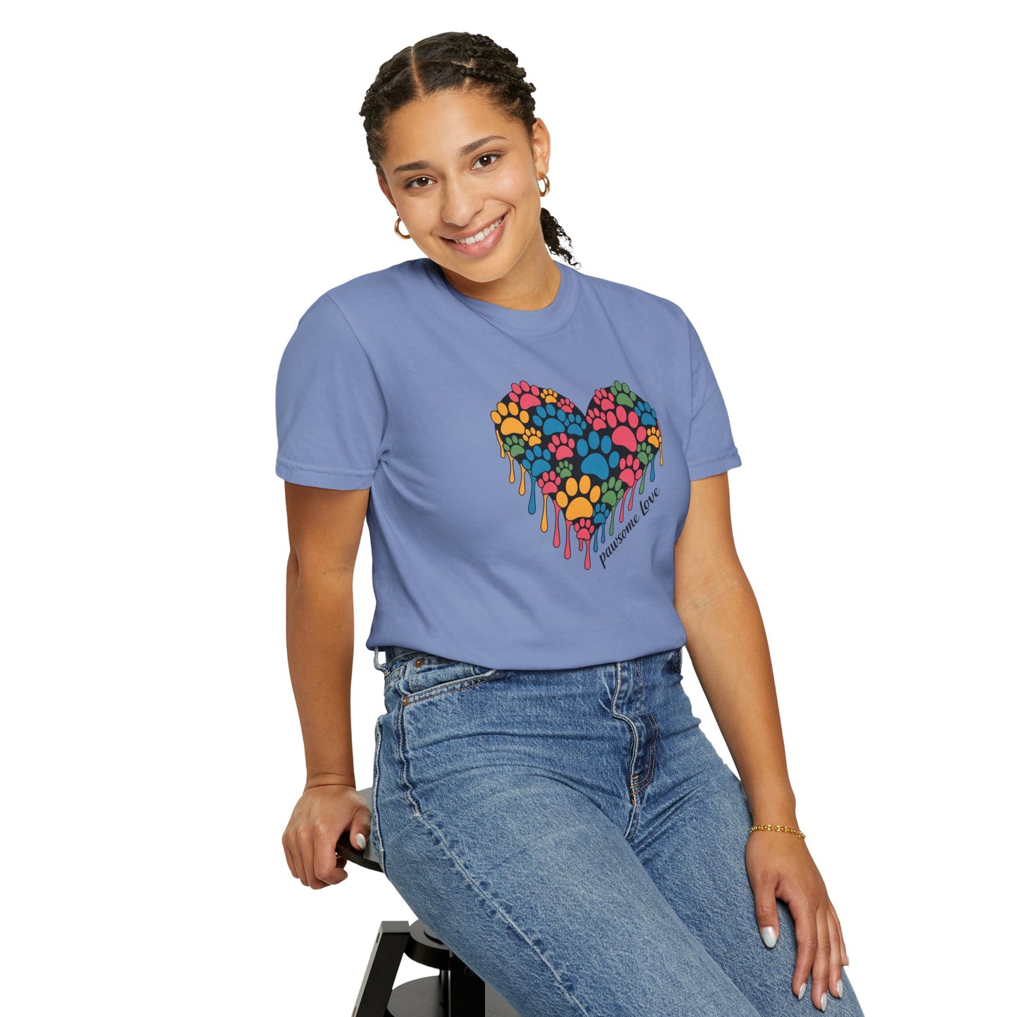 Pawsitive Love Tee - Comfort Colors
