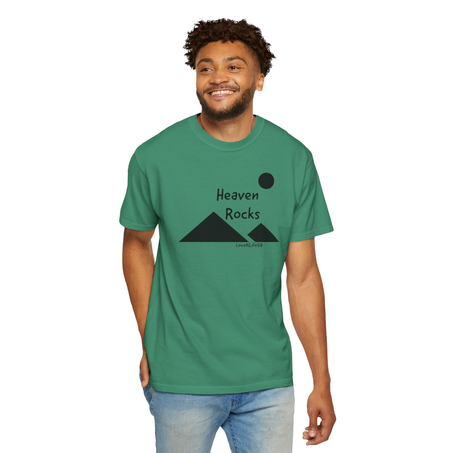 Heaven Rocks Tee- Comfort Colors