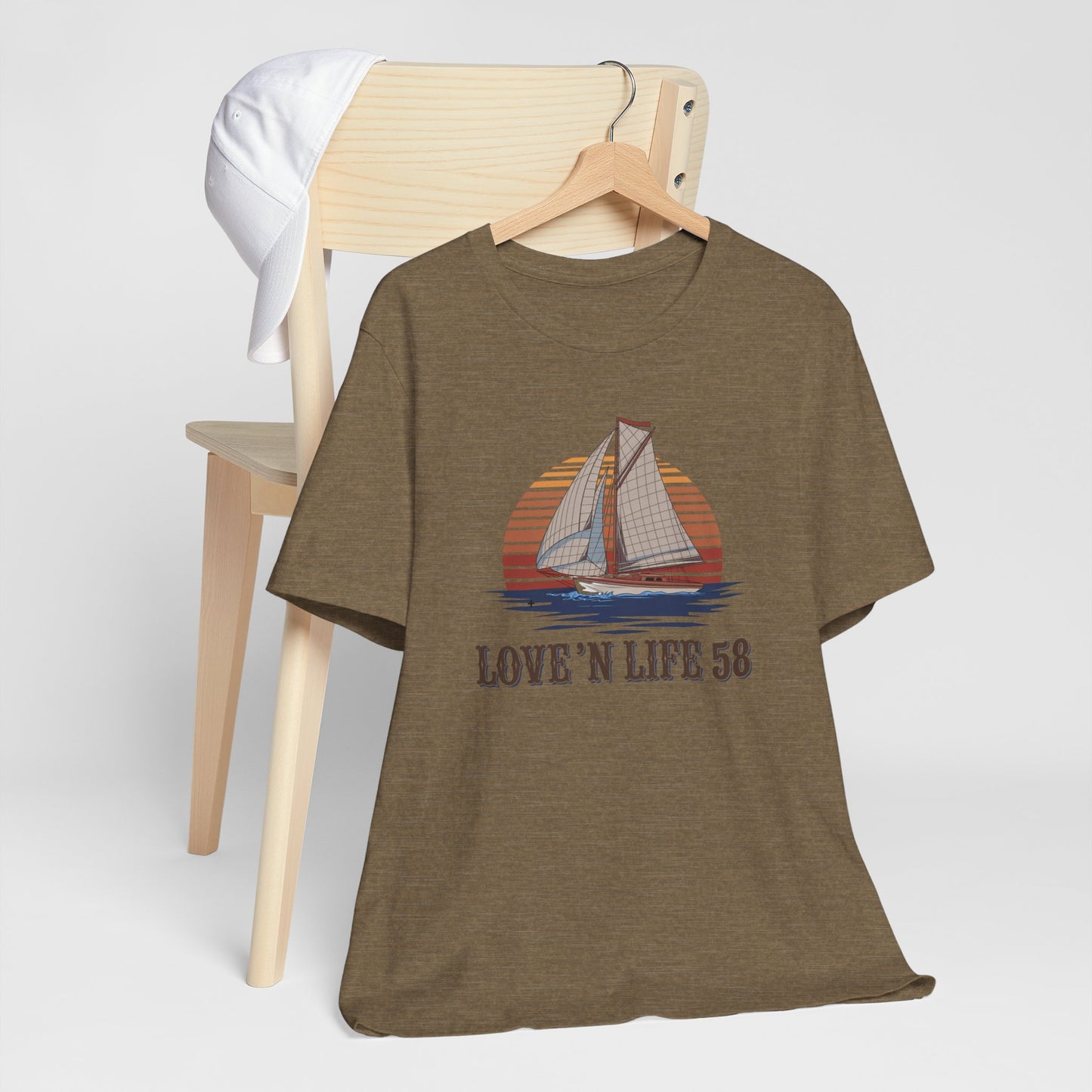 Vintage Sailing - LoveNLife58 Tee - Bella Canvas 3001