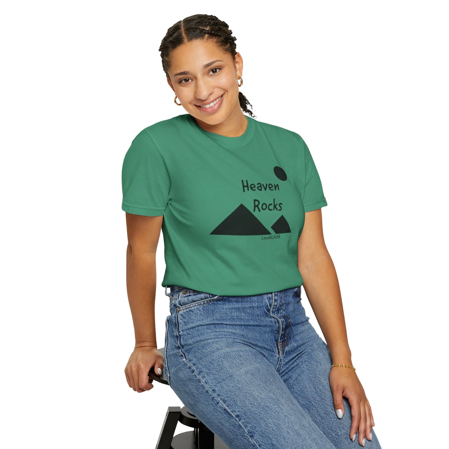 Heaven Rocks Tee- Comfort Colors