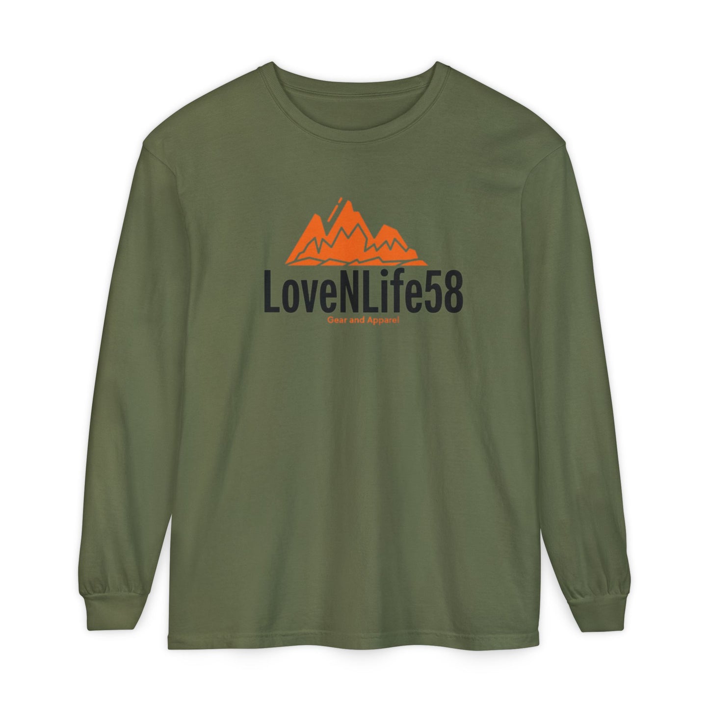 LOVE N LIFE 58 Gear Tee - Comfort Colors Long Sleeve