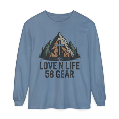 Christian Mountain Long Sleeve Tee — "Love N Life" 58 Gear