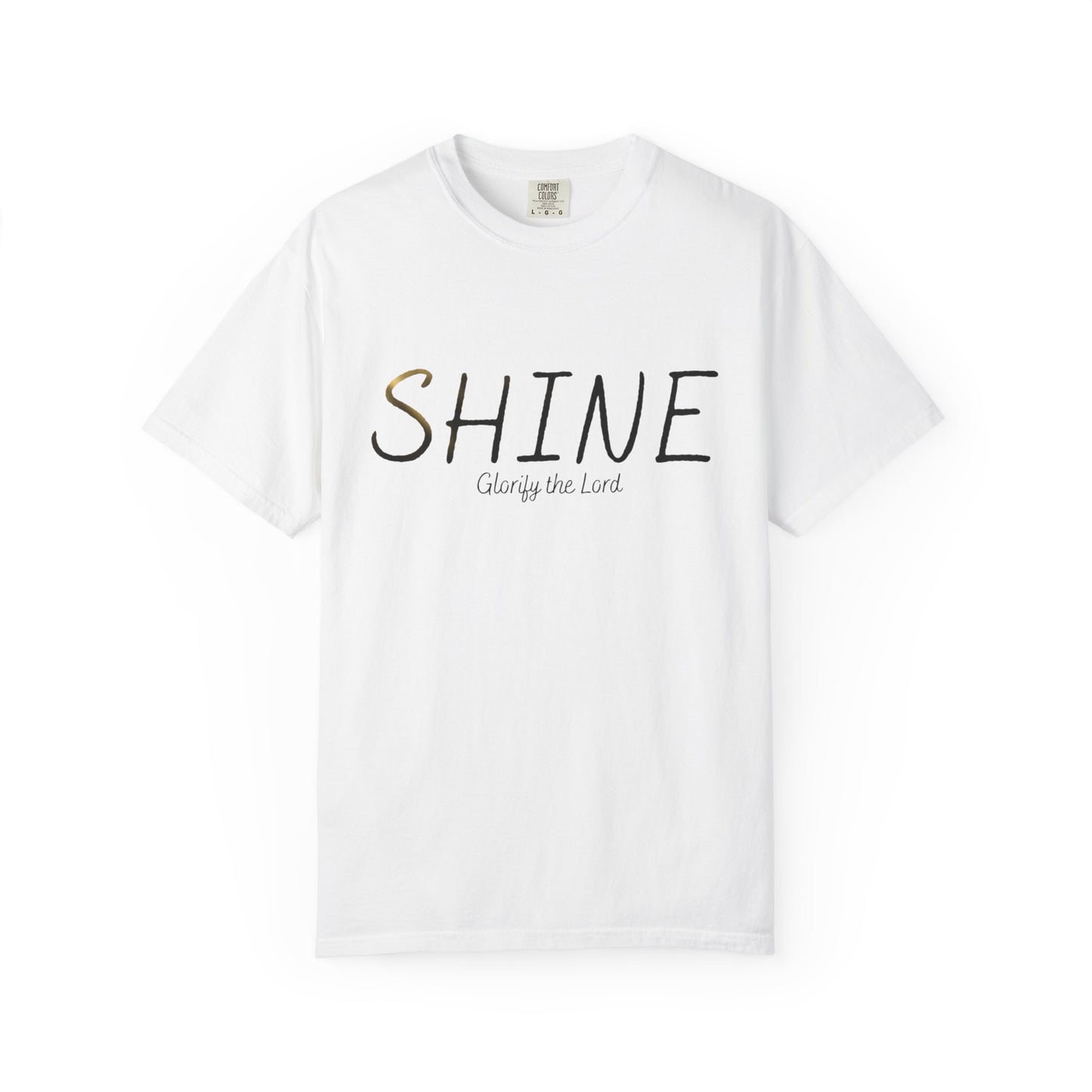 “Shine” Glorify the Lord Tee - Comfort Colors