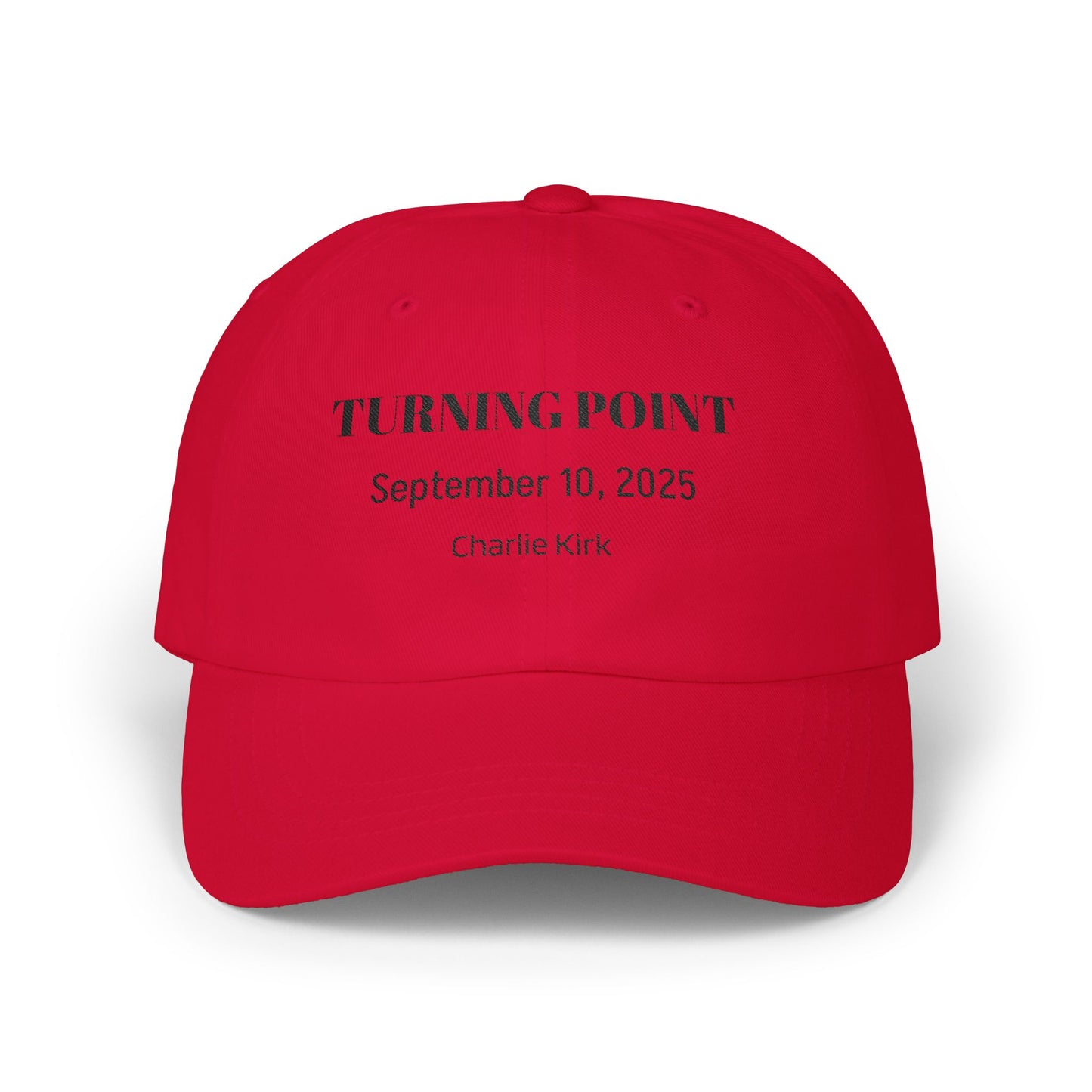 Charlie Kirk Turning Point Dad Cap - Unises